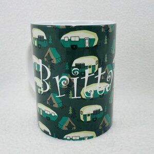 Cricut Christmas Brittany Mug Women Name Camp Camper Camping Road Trip Outdoor